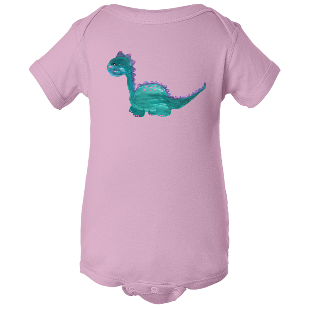 Baby Onesies - Dinosaur Water Color Unisex Body Suit Design - Kids' Clothing