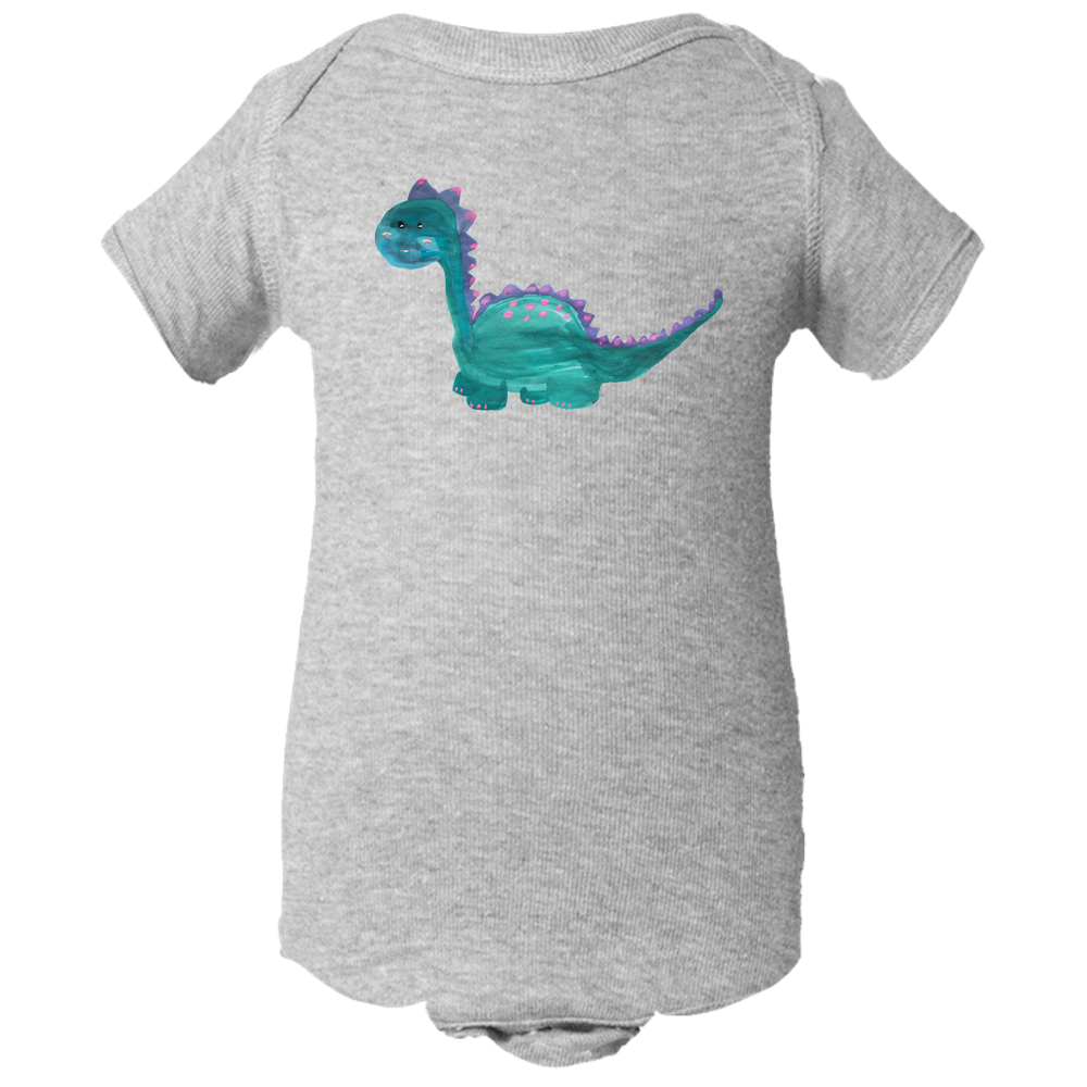 Baby Onesies - Dinosaur Water Color Unisex Body Suit Design - Kids' Clothing