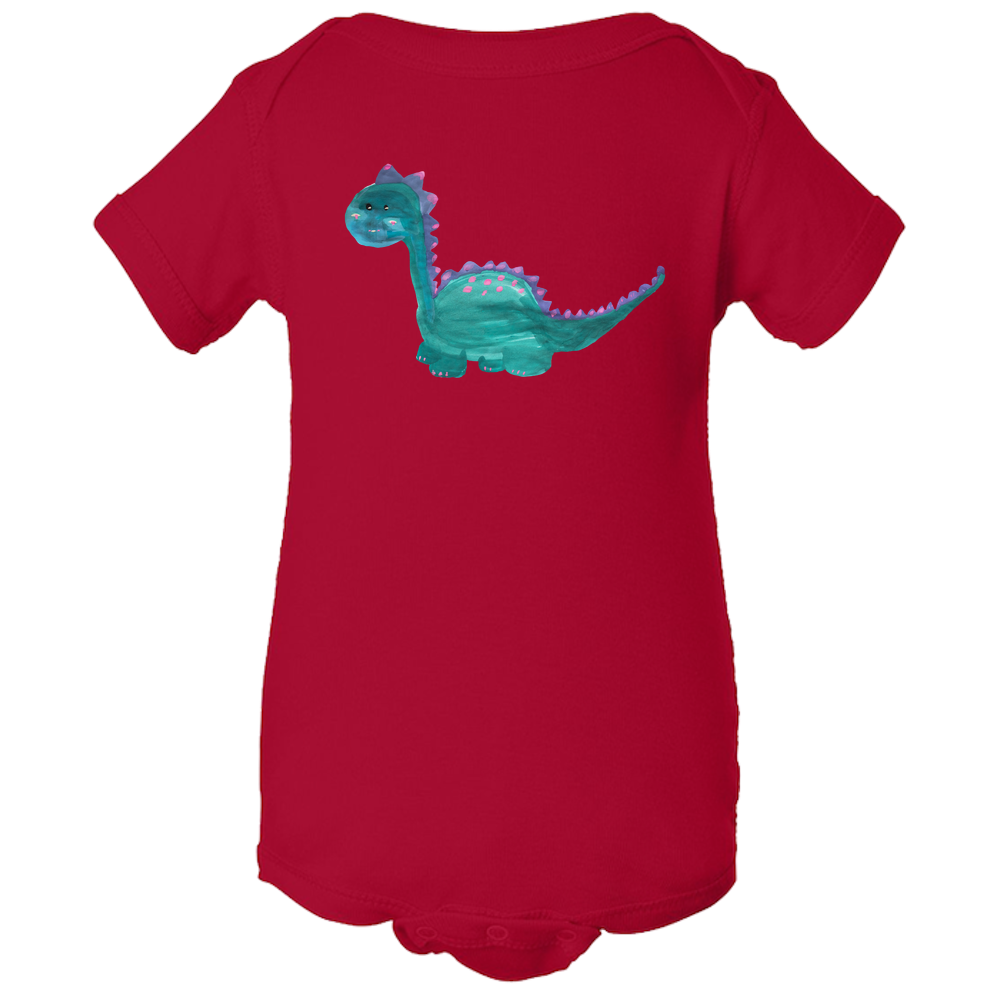 Baby Onesies - Dinosaur Water Color Unisex Body Suit Design - Kids' Clothing