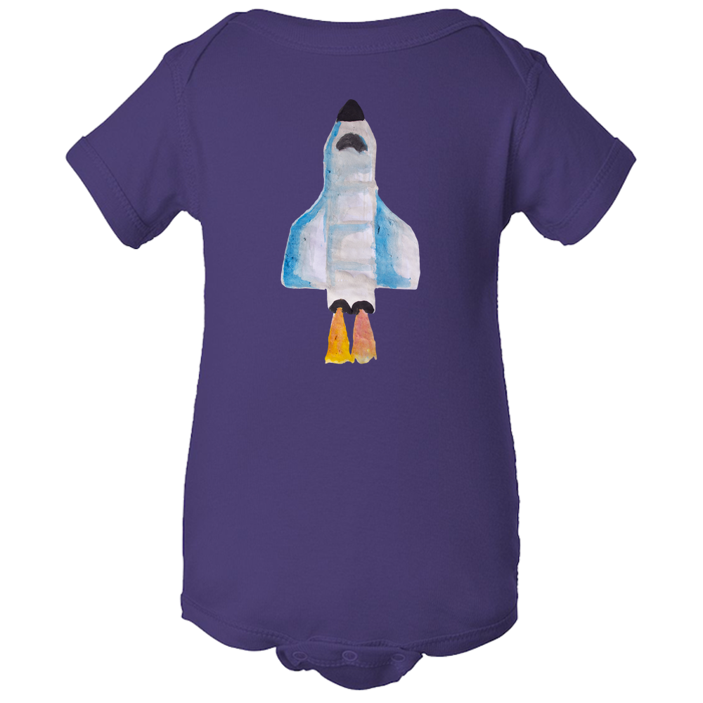 Baby Onesies - Spaceship Color Unisex Body Suit Design - Kids' Clothing