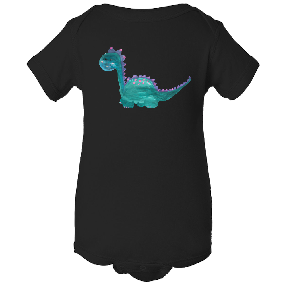 Baby Onesies - Dinosaur Water Color Unisex Body Suit Design - Kids' Clothing