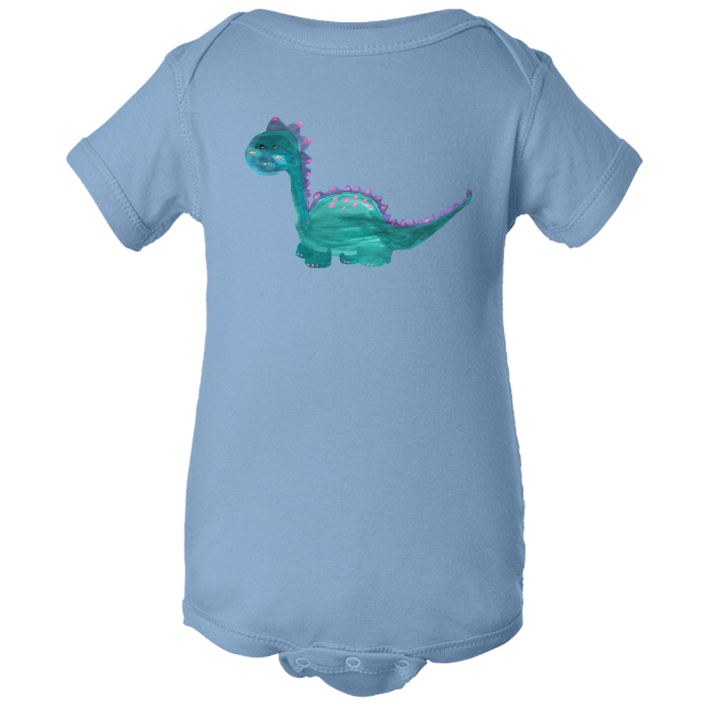 Baby Onesies - Dinosaur Water Color Unisex Body Suit Design - Kids' Clothing