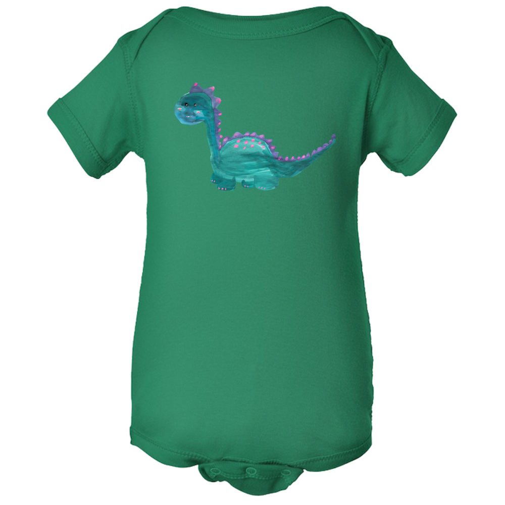 Baby Onesies - Dinosaur Water Color Unisex Body Suit Design - Kids' Clothing
