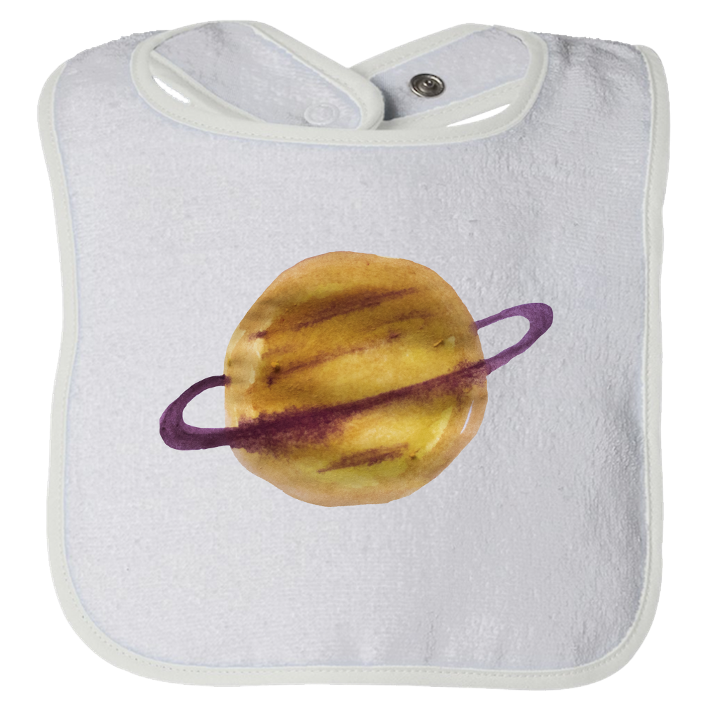 Baby Bibs Saturn Water Color Unisex Design