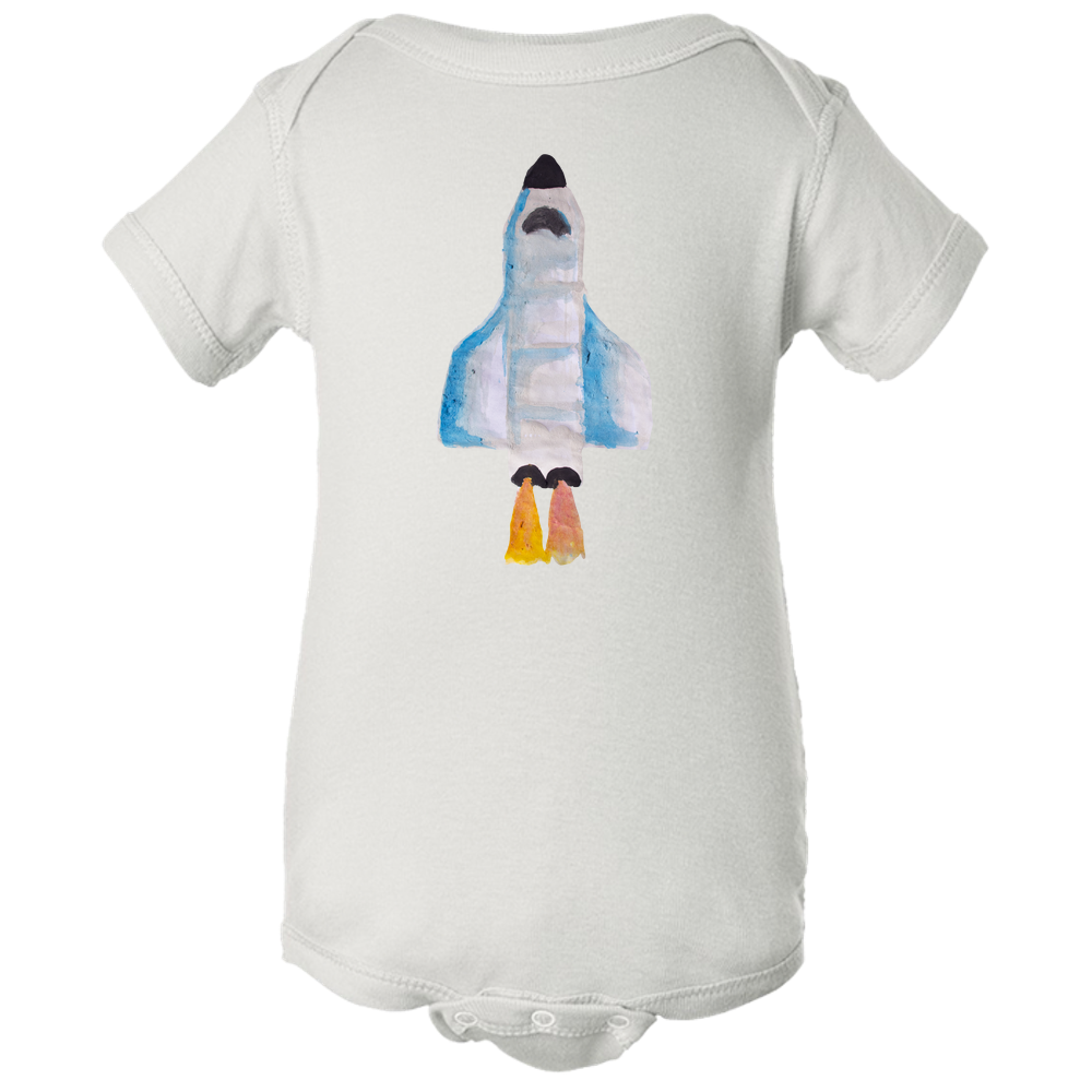 Baby Onesies - Spaceship Color Unisex Body Suit Design - Kids' Clothing