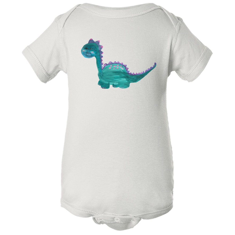 Baby Onesies - Dinosaur Water Color Unisex Body Suit Design - Kids' Clothing