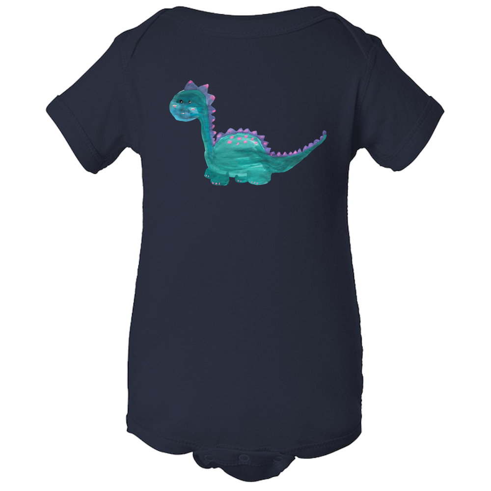 Baby Onesies - Dinosaur Water Color Unisex Body Suit Design - Kids' Clothing