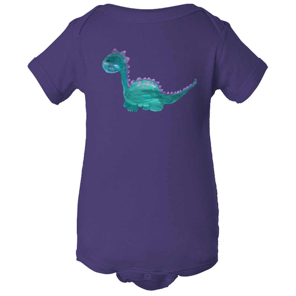 Baby Onesies - Dinosaur Water Color Unisex Body Suit Design - Kids' Clothing