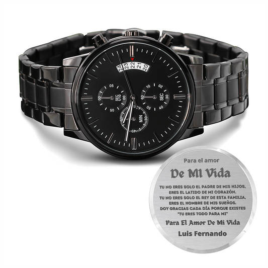 Reloj personalizado para  esooso Luis Fernando