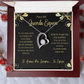 Esposa Collar Para Mujer Regalo De Esposo Navidad. Dia de La madre Aniversario
