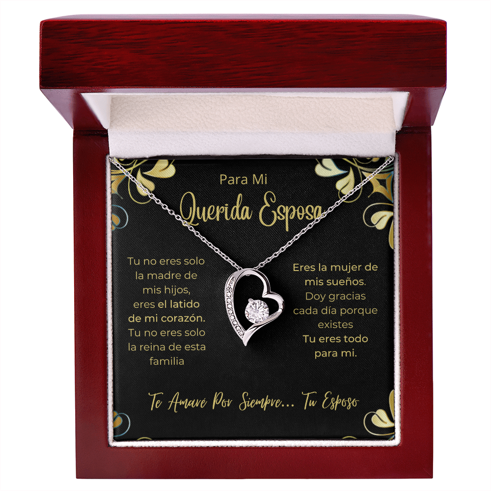 Esposa Collar Para Mujer Regalo De Esposo Navidad. Dia de La madre Aniversario