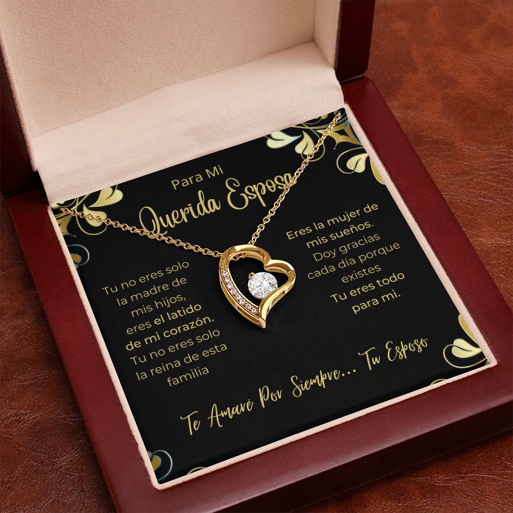 Esposa Collar Para Mujer Regalo De Esposo Navidad. Dia de La madre Aniversario
