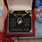 Esposa Collar Para Mujer Regalo De Esposo Navidad. Dia de La madre Aniversario