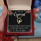 Regalo par mi Esposa Collar Con Mensajes de Amor por Aniversario Cumpleaños