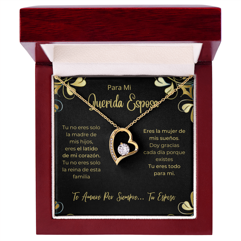 Esposa Collar Para Mujer Regalo De Esposo Navidad. Dia de La madre Aniversario