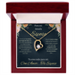 Regalo Para Esposa Collar De Corazón | Collar Romántico con Caja de Regalo Wife