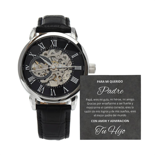 Regalo Para Hombre En El Dia Del Padre Reloj de Lujo Para Mi Papa, Caja con Luz