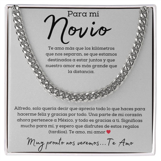 Para Mi Novio a la Distancia Personalized