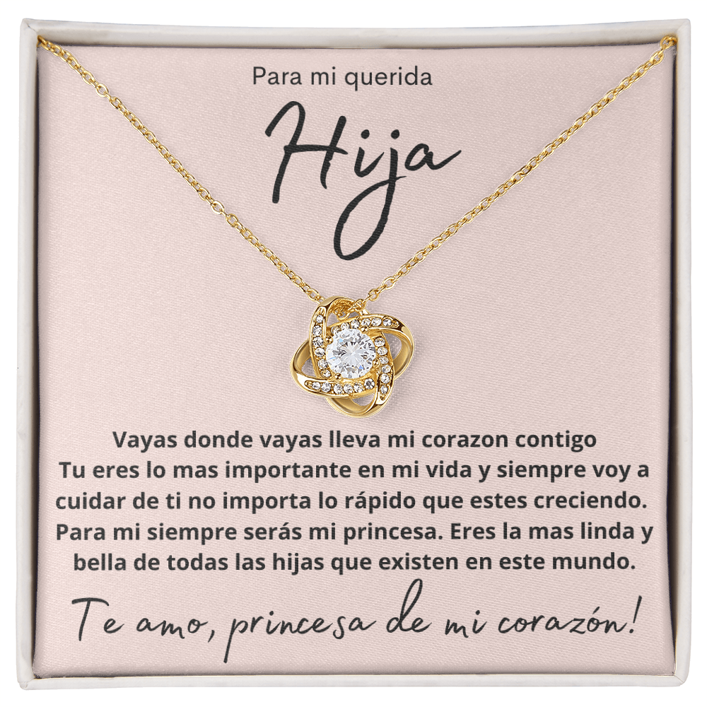 Para Mi Querida Hija De Papa Joya De Mujer Con Colgante Y Caja De Regalo Con Mensaje
