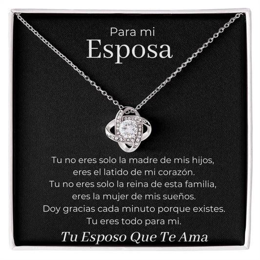 Para Mi Esposa Collar de Regalo Personalizado Regalo Para Mujer Regalo Esposa Cumpleaños, Aniversario, Navidad, Regalo dia de lo enamorados