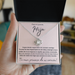 Para Mi Querida Hija De Papa Joya De Mujer Con Colgante Y Caja De Regalo Con Mensaje