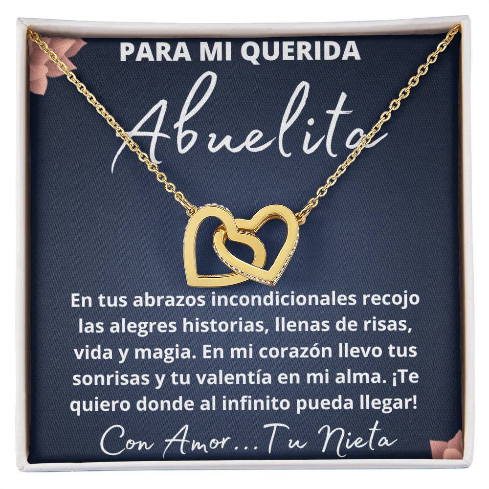 Regalo para Abuelita de Nieta Querida Abuela Spanish Grandma Mothers Day Gift Necklace For Grandmother Gift Grandma From Grandchildren