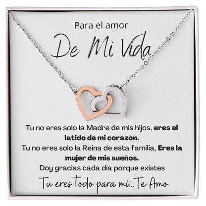 Regalo Para Esposa El Amor De Mi Vida Regalo Para Mujer Joya Collar Personalizad