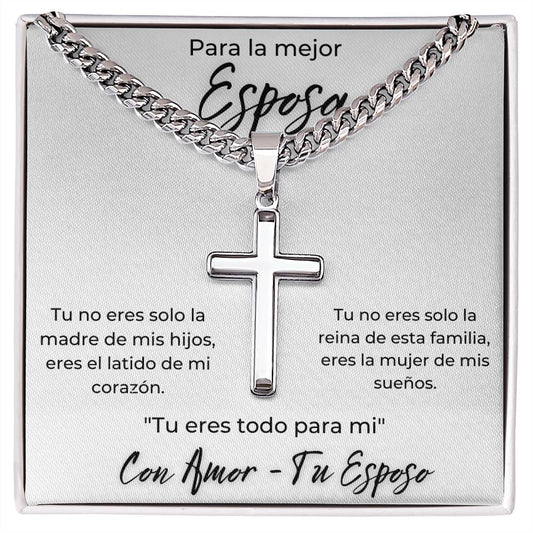 Regalo Para Esposa Joya Para Mujer Collar Con Cruz Joyeria De Esposa Aniversario