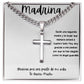 Regalo Para Madrina De Bautizo Gift for Madrina in Spanish Set de Regalo Para Padrinos de Bautizmo Vida Cristiana Joya Crucifijo Para Mujer