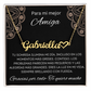 Verónica Regalo collar con nombre personalizad Para Mujer