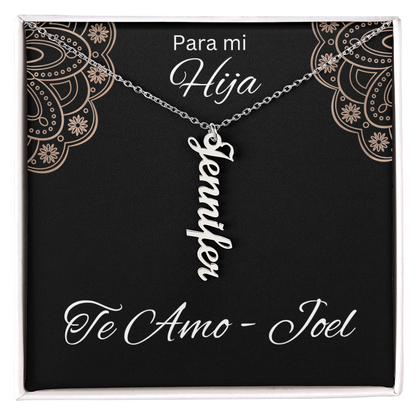 Collar con Nombre Personalizado Para Mujer Agrega El o Los Nombres Que Deseas
