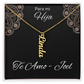 Collar con Nombre Personalizado Para Mujer Agrega El o Los Nombres Que Deseas