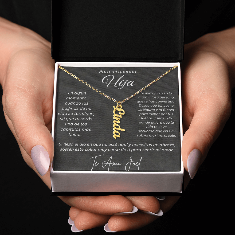 Regalo Personalizado de Papa para Hija Valeria Joel