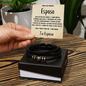 To My Beloved Husband – You Are My Best Friend - Regalo Para Mi Amado Esposo Eres mi Mejor Amigo Regalo Pulsera Cuero Para Papa