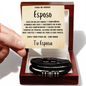 To My Beloved Husband – You Are My Best Friend - Regalo Para Mi Amado Esposo Eres mi Mejor Amigo Regalo Pulsera Cuero Para Papa
