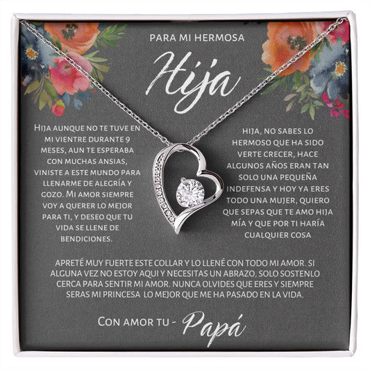 Regalo De Papa Para Hija Collar Joya Para Mujer Cumpleaños Hija Graduacion