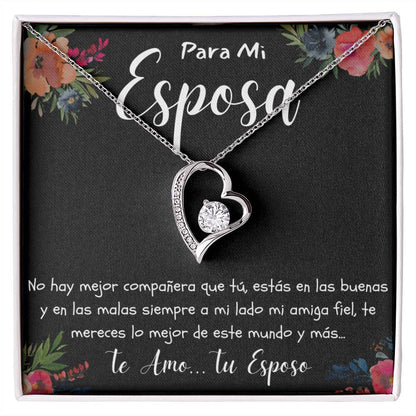 Regalo par mi Esposa Collar Con Mensajes de Amor por Aniversario Cumpleaños
