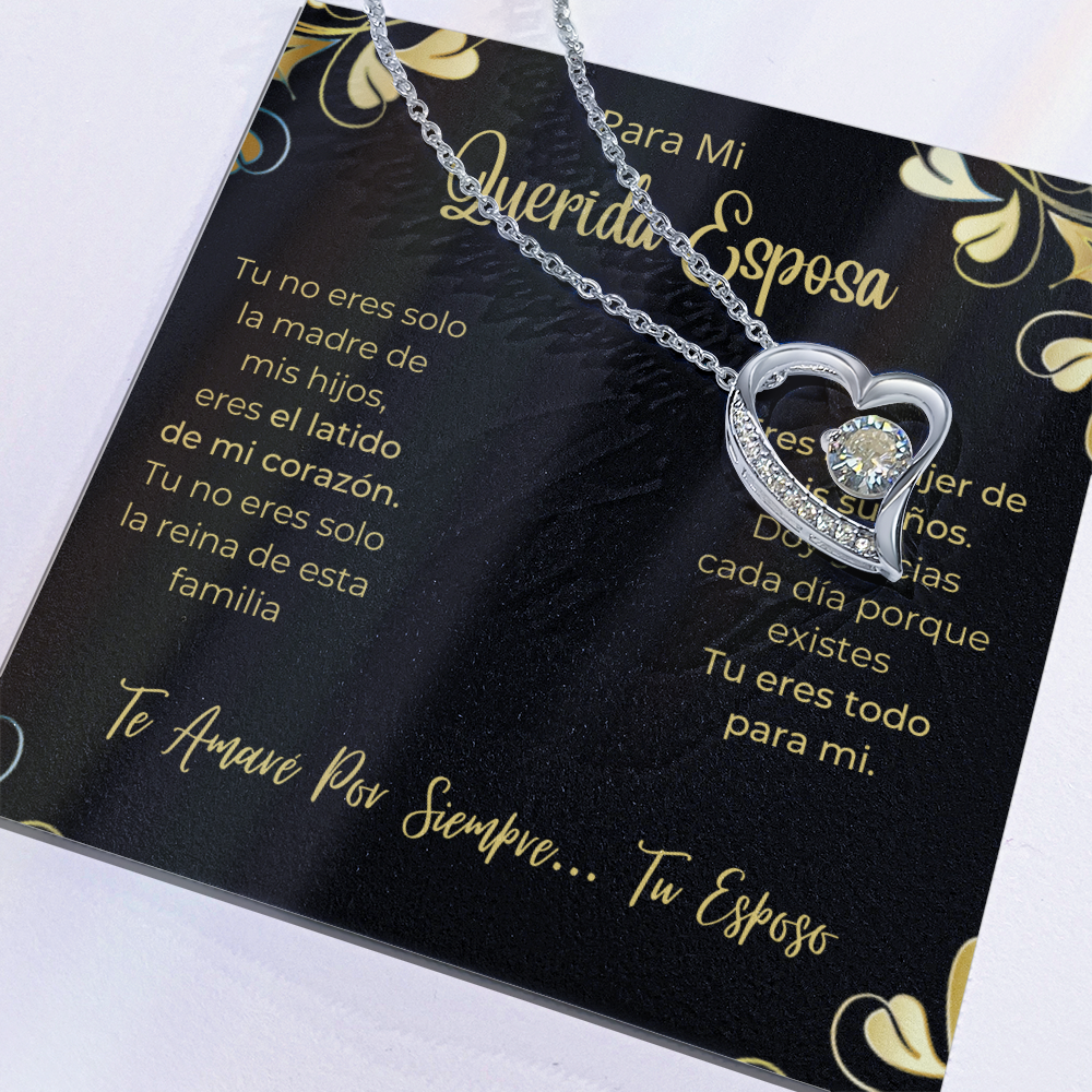 Esposa Collar Para Mujer Regalo De Esposo Navidad. Dia de La madre Aniversario