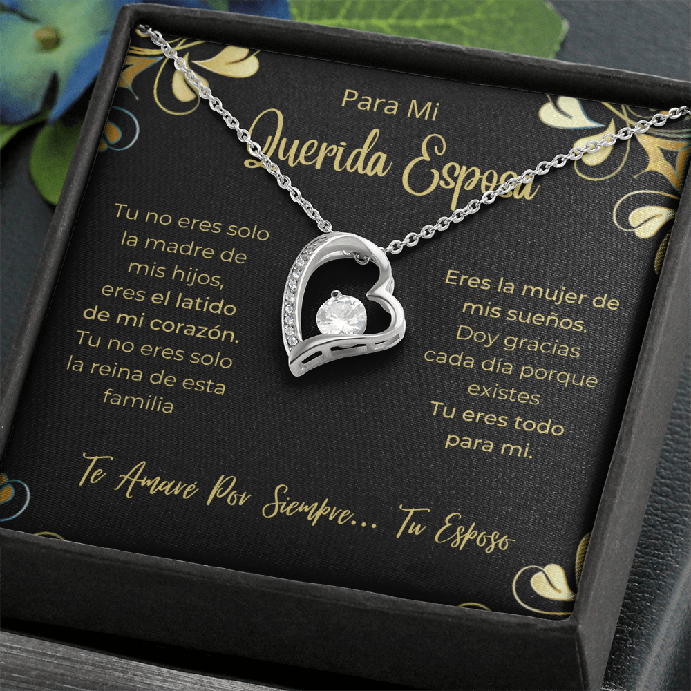 Esposa Collar Para Mujer Regalo De Esposo Navidad. Dia de La madre Aniversario