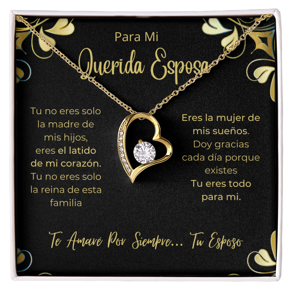 Esposa Collar Para Mujer Regalo De Esposo Navidad. Dia de La madre Aniversario
