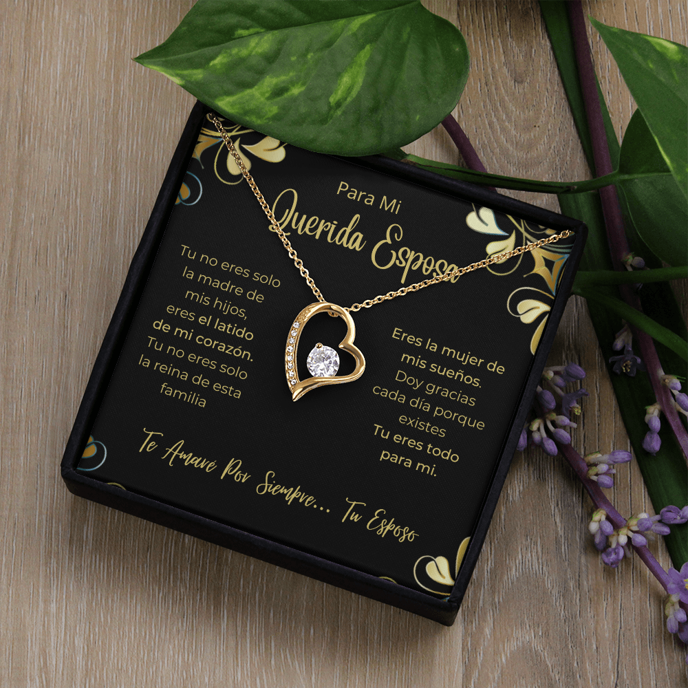 Esposa Collar Para Mujer Regalo De Esposo Navidad. Dia de La madre Aniversario