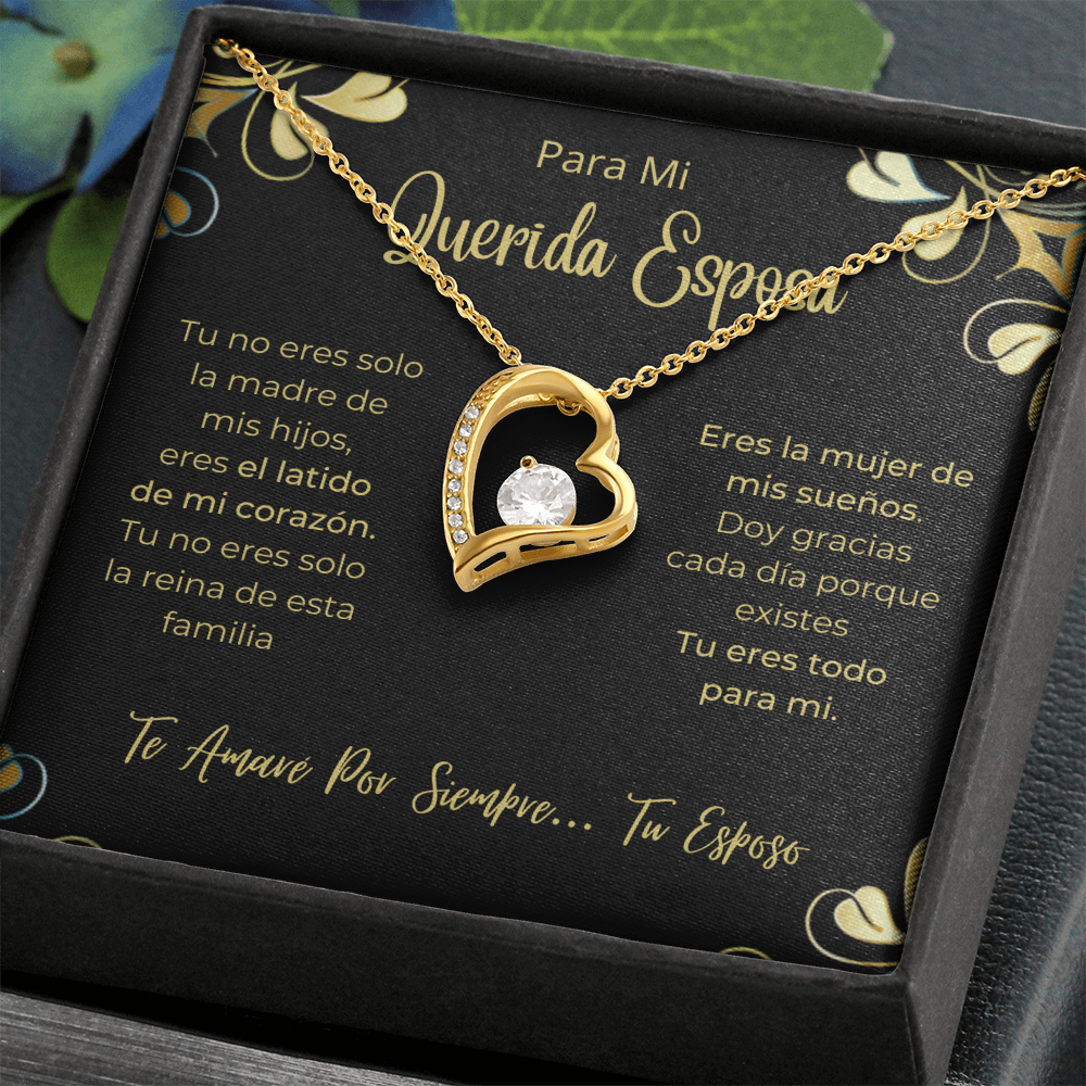 Esposa Collar Para Mujer Regalo De Esposo Navidad. Dia de La madre Aniversario