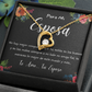Joya de Regalo Para MI Esposa Collar de Corazon Para Mujer Idea de Regalo Aniversario, Cumpleanos, Dia de la Madre