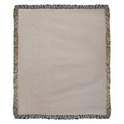Brazil Jaguar Woven Blanket: Vintage Rio Rainforest Throw