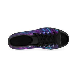 Mandala Neon Women's High-top Sneakers