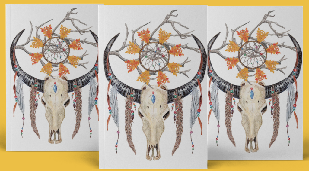 Dream catcher tattoo (Set of 3) Skull