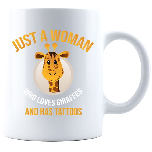 Just a Woman Coffee Mug - White Sublimated Only
