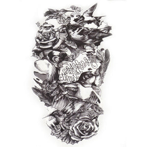 Large Bird Temporary Tattoo Realistic Looking