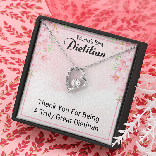 Registered Dietitian Gift - Necklace Nutritionist Appreciation Gift
