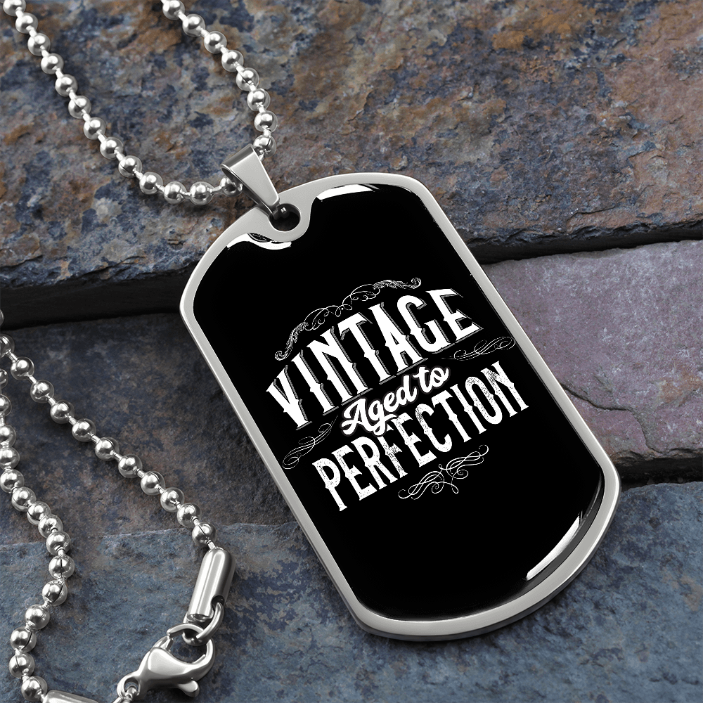 Luxury Military Necklace: Gift For Dad